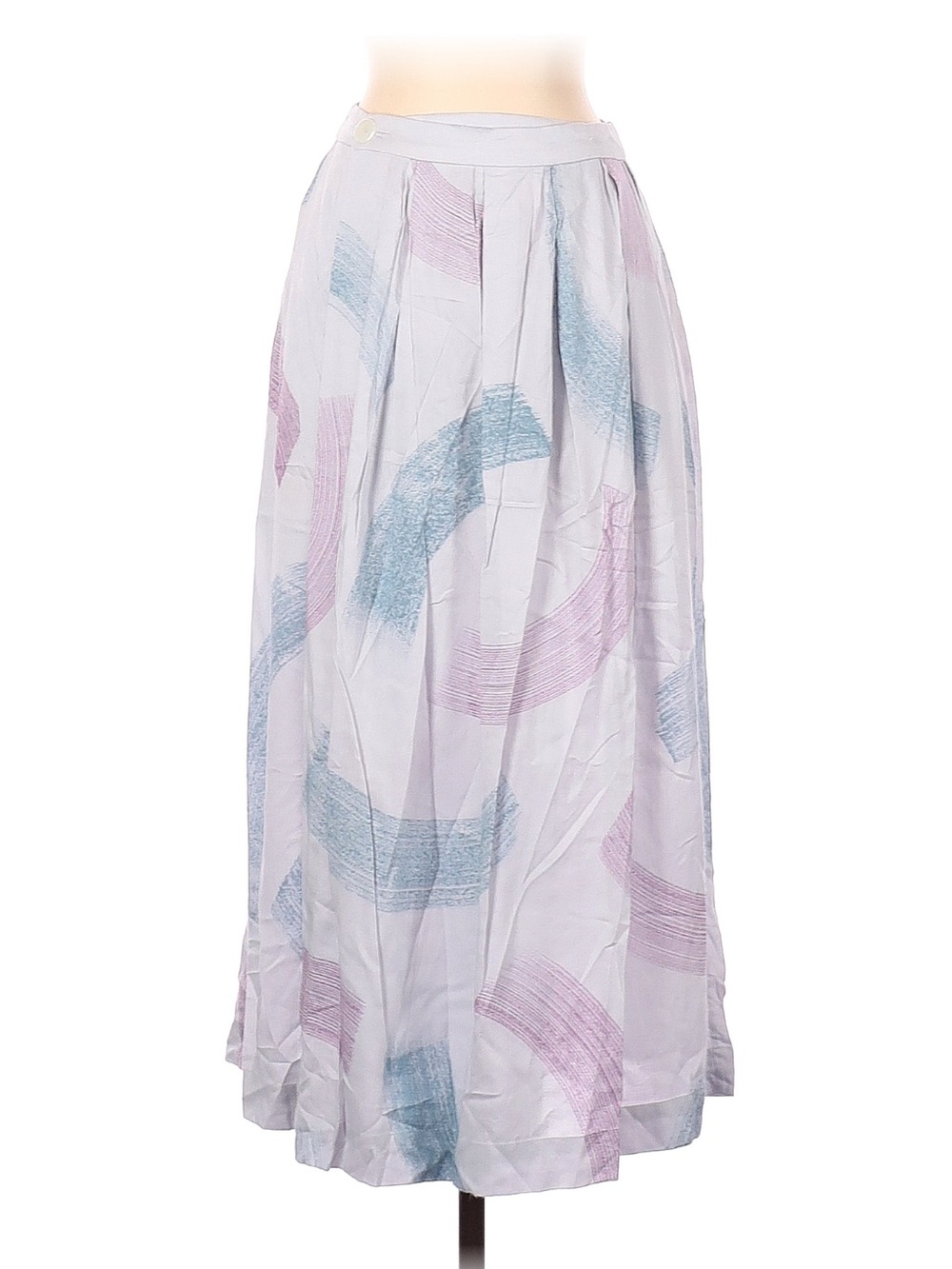 Cardinal Light Lavender Abstract Print Maxi Skirt Size S - Picture 2 of 5